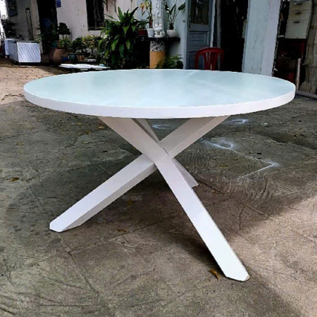 Banak Importa : Bàn Ăn Tròn 1m2 - Màu Trắng